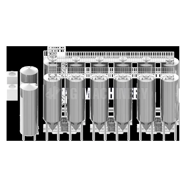 Beer fermentation tanks