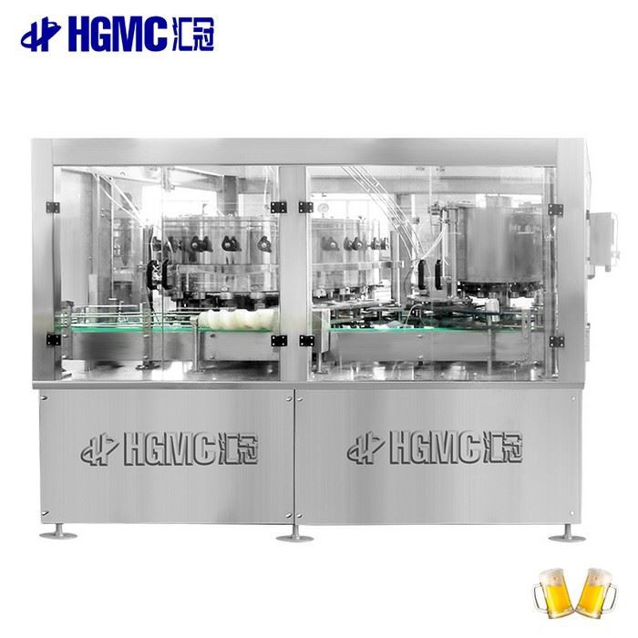 Beer Drink Aluminum Can Linear Filling Machine With Sealing Head